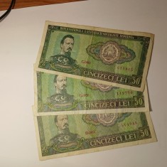 Di.58. Bancnota 50 lei 1966 circulata