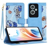 Husa personalizata fete Oppo A79 5G Techsuit FlipCraft, bleu