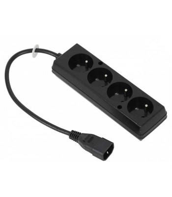 Cablu alimentare adaptor de la UPS IEC C14 la 4x cupla schuko 0.3m JONEX foto