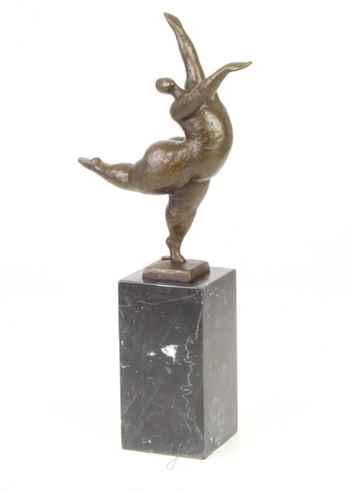 Nud modern- statueta din bronz pe un soclu din marmura SL-99