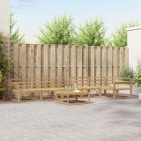 vidaXL Set de canapele de exterior 7 pcs Alb 79 x 79 x 37 cm 3386538