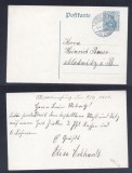Germany 1911 Postal History Rare Old postcard postal stationery Sonnefeld D.474