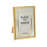 Rama foto 20.3x25.4 cm, Plastic, Auriu, ATU-083484, Oem