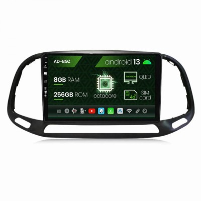 Navigatie Fiat Doblo (2015+), Android 13, Z-Octacore 8GB RAM + 256GB ROM, 9 Inch - AD-BGZ9008+AD-BGRKIT359 foto