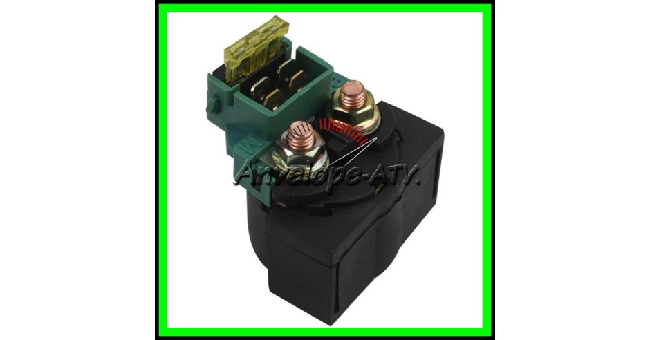 Starter Relay Solenoid For CFMOTO, QLINK, VIP, Honda Rancher ATVs (SR-04 Green)