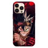 Husa compatibila cu Apple iPhone 14 Plus model Asta and Liebe Black Clover, Silicon, TPU, Viceversa, Transparent, Carcasa
