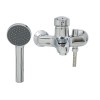Baterie cada Fleko, cartus 40 mm, alama, racorduri incluse, Argintiu