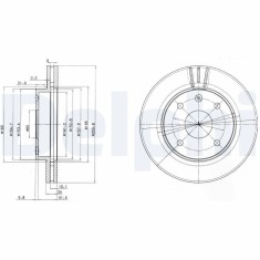 DELPHI BG4003 Disc frana