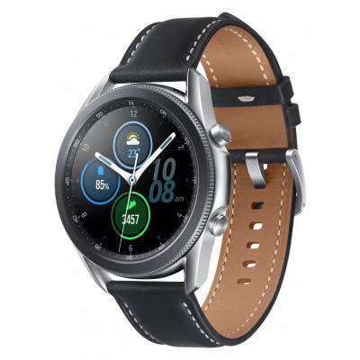 Ceas Bluetooth Samsung Galaxy Watch3, 45mm, Argintiu (Mystic Silver) SM-R840NZSAEUE foto