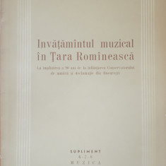 G. BREAZUL - INVATAMANTUL MUZICAL IN TARA ROMANESCA