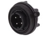Conector circular BULGIN tata IP68, 4 pini, model PX0747/P, Montare panou, Poliamida, 10A, 0.25kV, Standard Buccaneer