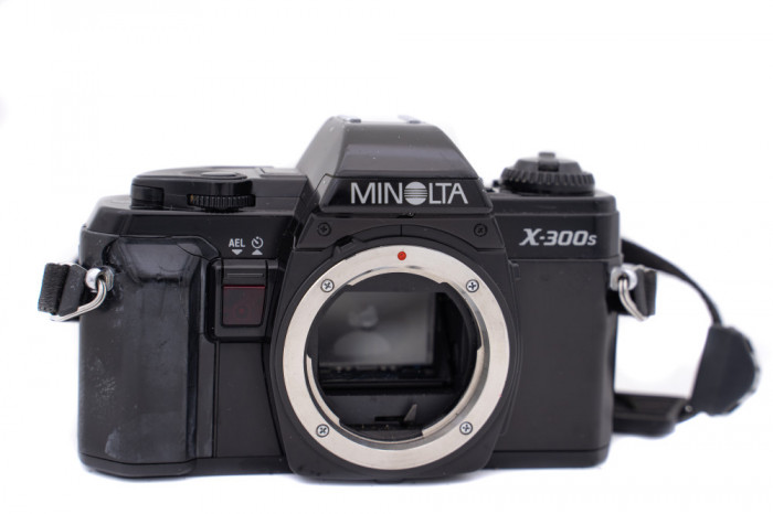 Aparat foto film Minolta X300s montura MD