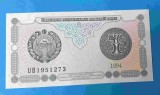 Bancnota veche Uzbekistan 1 Sum 1994 - UNC