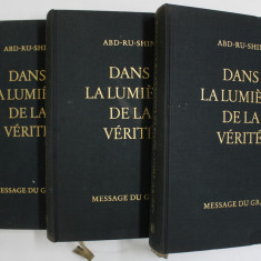 DANS LA LUMIERE DE LA VERITE par ABD - RU - SHIN , MESSAGE DU GRAAL , TROIS VOLUMES , 1989