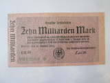Germania 10 Miliarde Mark 1923 Berlin