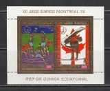 Guinea 1976 - Jocurile Olimpice Montreal FOLIE AUR Deluxe S/S 1v MNH, Nestampilat