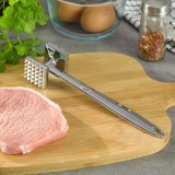 Ciocan pentru carne, cu doua fete, din inox, pentru fragezire, Kinghoff