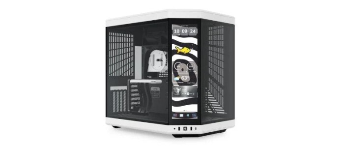Carcasa HYTE Y70 Mid Tower PANDA, Tempered Glass, Sloturi Expansiune