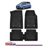 Covorase Auto TeamCar&reg; Tip Tavita Compatibile Renault Scenic III (2009-2016) Negru Material Rezistent, Cauciuc