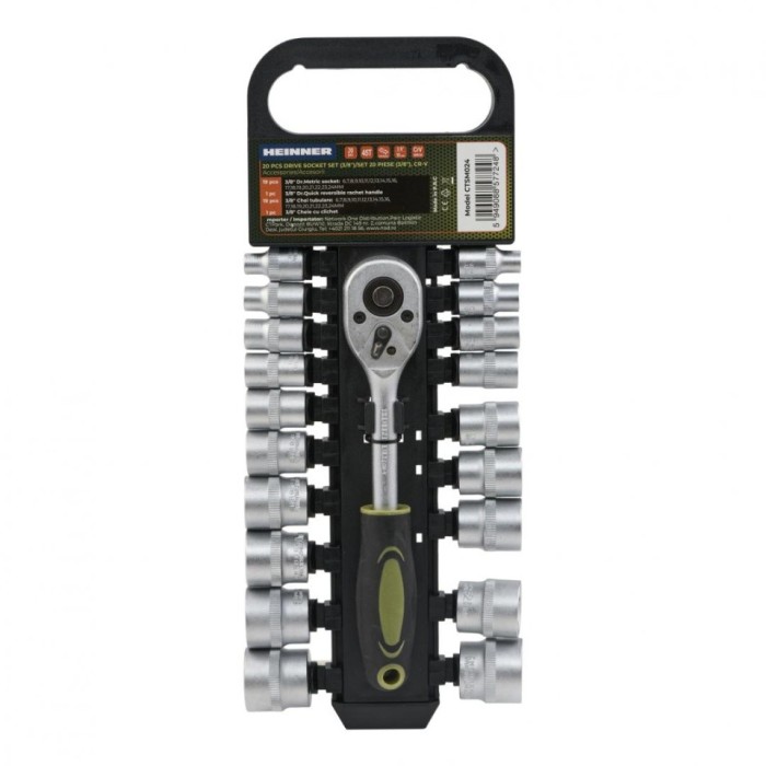 HR SET 20 PIESE 3/8&quot; CR-V