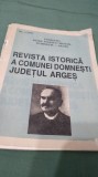 REVISTA ISTORICA A COMUNEI DOMNESTI -JUDETUL ARGES NR.1 /1992 /DESPRINSA LA COTOR