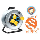 Vipex 43041 Prelungitor ruleta metalic IP44 3&times;1,5mm/30m/MYYM