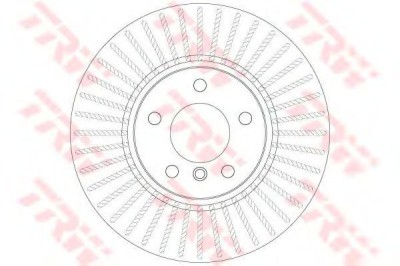 Disc frana BMW X3 (F25) (2010 - 2016) TRW DF6220S foto