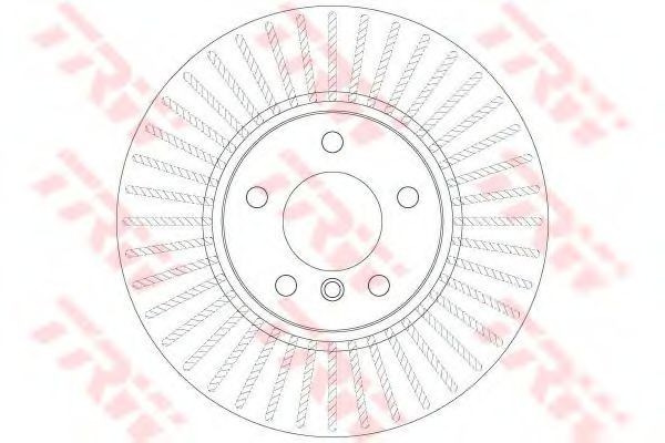 Disc frana BMW X3 (F25) (2010 - 2016) TRW DF6220S