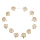 Colier Accesorii Deghizare, Model Usturoi, Set 12 Bucăți, Culoare Bej