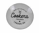 Farfurie Cookers, &Oslash;20.5 cm, portelan, alb, Excellent Houseware