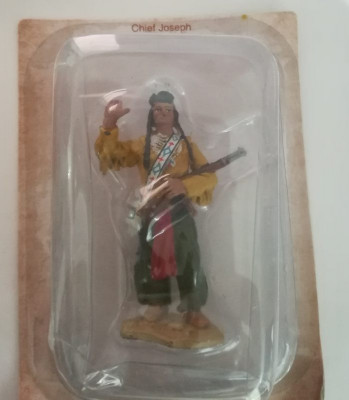 Figurina plumb Indian - Chief Joseph (figurine, soldatei, indieni) foto