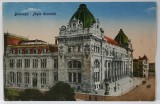 BUCURESTI , POSTA CENTRALA , CARTE POSTALA ILUSTRATA , INCEPUT DE SEC. XX