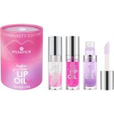 essence Hydra Kiss Lip Oil Trio set &icirc;ngrijire buze