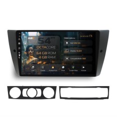 Navigatie BMW Seria 3 E90 E91 E92 (2006-2013) 4GB RAM Android 13 Octacore Slot Sim 4G DSP GPS Wi-FI Carplay Android Auto USB Bluetooth Waze Touchscree