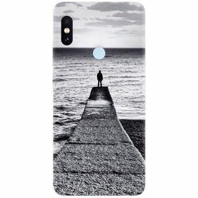 Husa silicon pentru Xiaomi Mi A2, Abstract Dock Man Grey foto