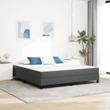 vidaXL Saltea medie cu arcuri - Gri &icirc;nchis - 180x200x20 cm Țesătură