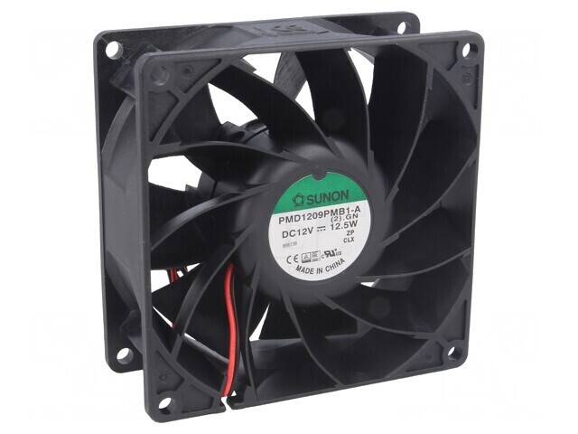 Ventilator DC axial 12V 92x92mm 204m3/h 57dBA