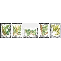 URSS 1987 - Flora, plante, serie neuzata
