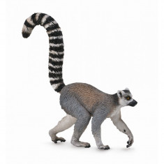 Figurina Lemur cu coada inel Collecta, 8 x 8 cm, 3 ani+