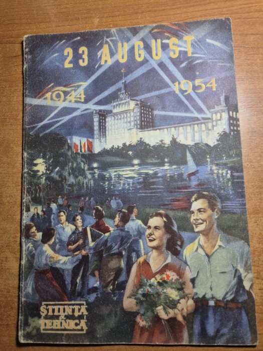 stiinta si tehnica august 1954 - electroputere craiova,regia autonoma maghiara