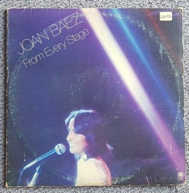 Vinil original SUA , dublu album Joan Baez, From every stage foto