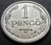 Moneda istorica 1 PENGO - UNGARIA FASCISTA, anul 1941 * cod 2672, Europa, Aluminiu