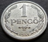 Moneda istorica 1 PENGO - UNGARIA FASCISTA, anul 1941 * cod 2672