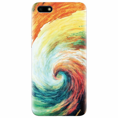 Husa silicon pentru Huawei Y5 Prime 2018, Big Wave Painting foto