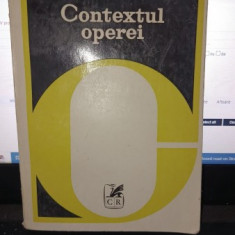 Contextul operei - Cornel Ungureanu