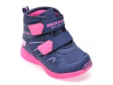 Ghete SKECHERS bleumarin, 319310N, din piele ecologica