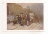 FA126 -Carte Postala- RUSIA - V. Perov. Troika, The Apprentices are carrying water, circulata 1967