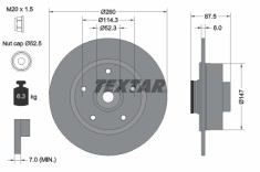 TEXTAR 92295203 PRO Disc frana foto