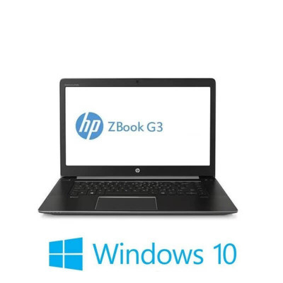 Laptop HP ZBook 15 G3, Quad Core i7-6820HQ, SSD, Quadro M2000M, Win 10 Home foto