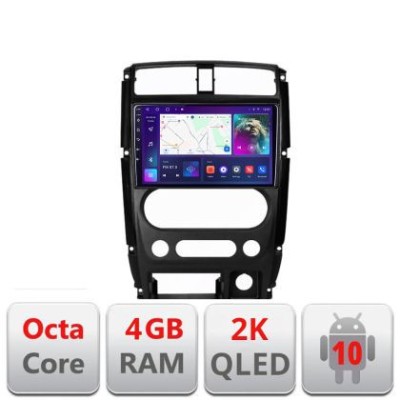 Navigatie Jimny 2007-2016 C-Jimny07 Android Octa Core Ecran 2K QLED GPS 4G 4+32GB 360 KIT-Jimny07+EDT-E409-2K CarStore Technology foto